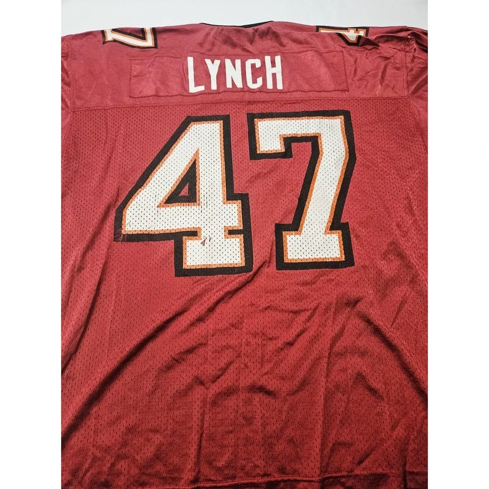 John Lynch #47 Tampa Bay Buccaneers NFL Nike Football Jersey Men's Size XL - Picture 5 of 5